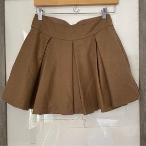 Topshop camel colored skirt